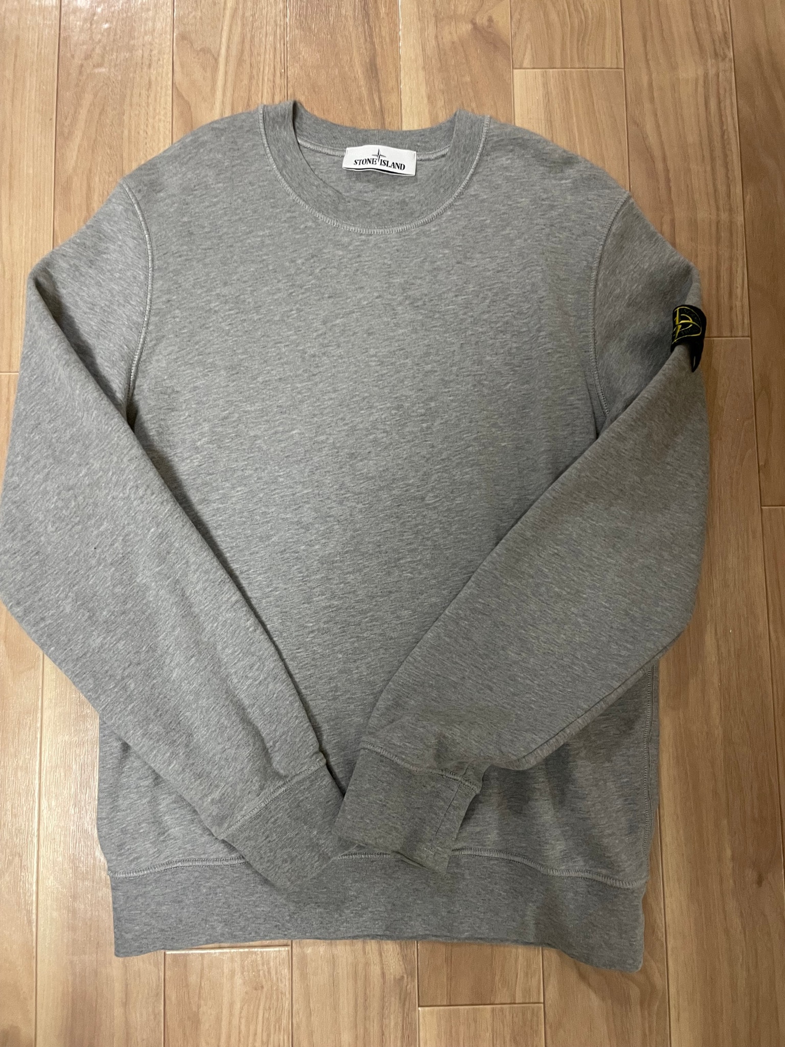 Stone Island Crewneck Sweatshirt With Logo "Gray"
