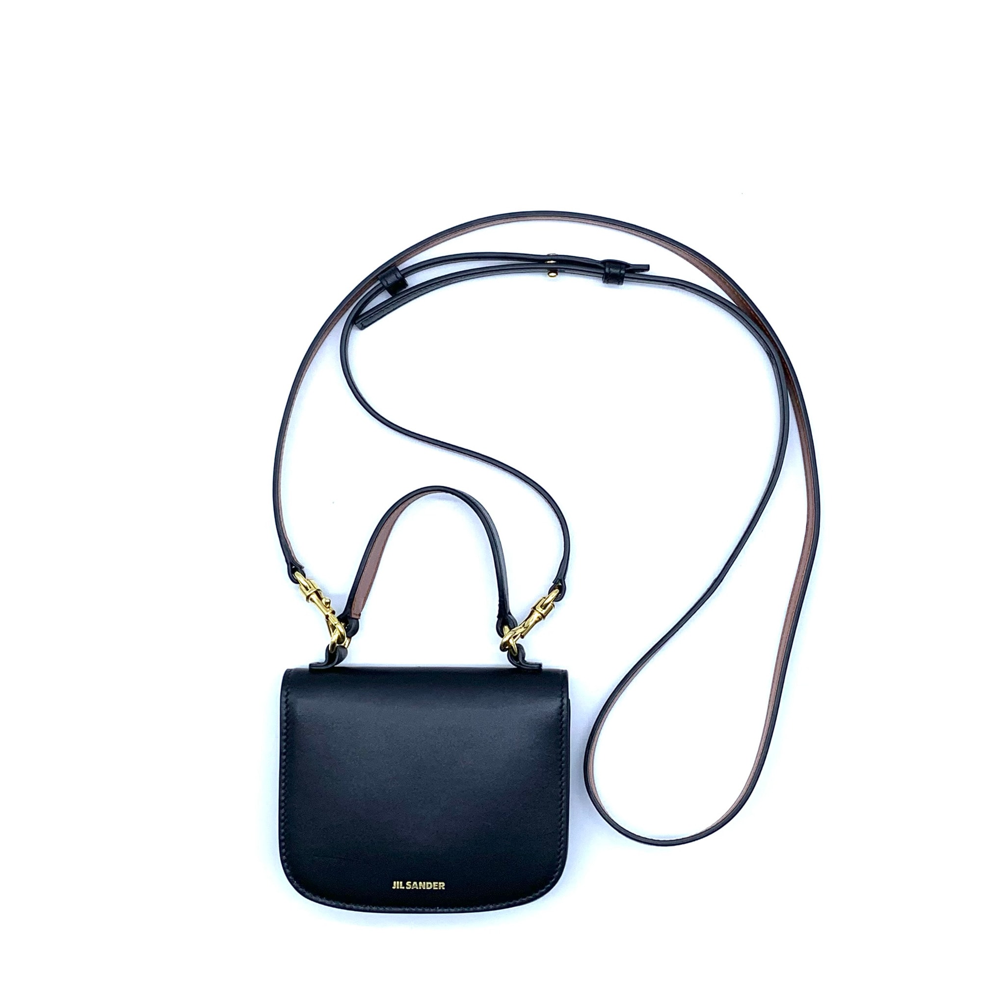 Jil Sander mini Halo Shoulder Bag  "Black"