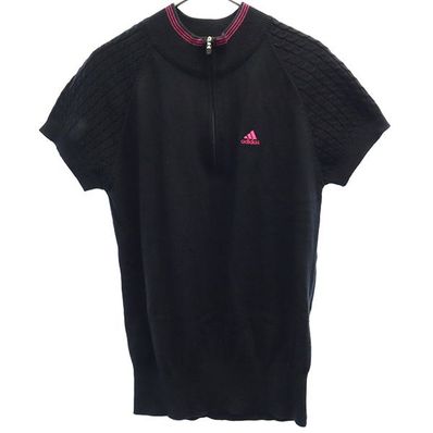 adidas ゴルフ 半袖 ハーフジップ セーター