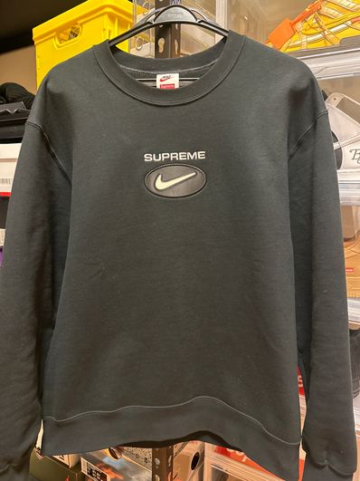 Supreme / Nike Jewel Crewneck "Black"
