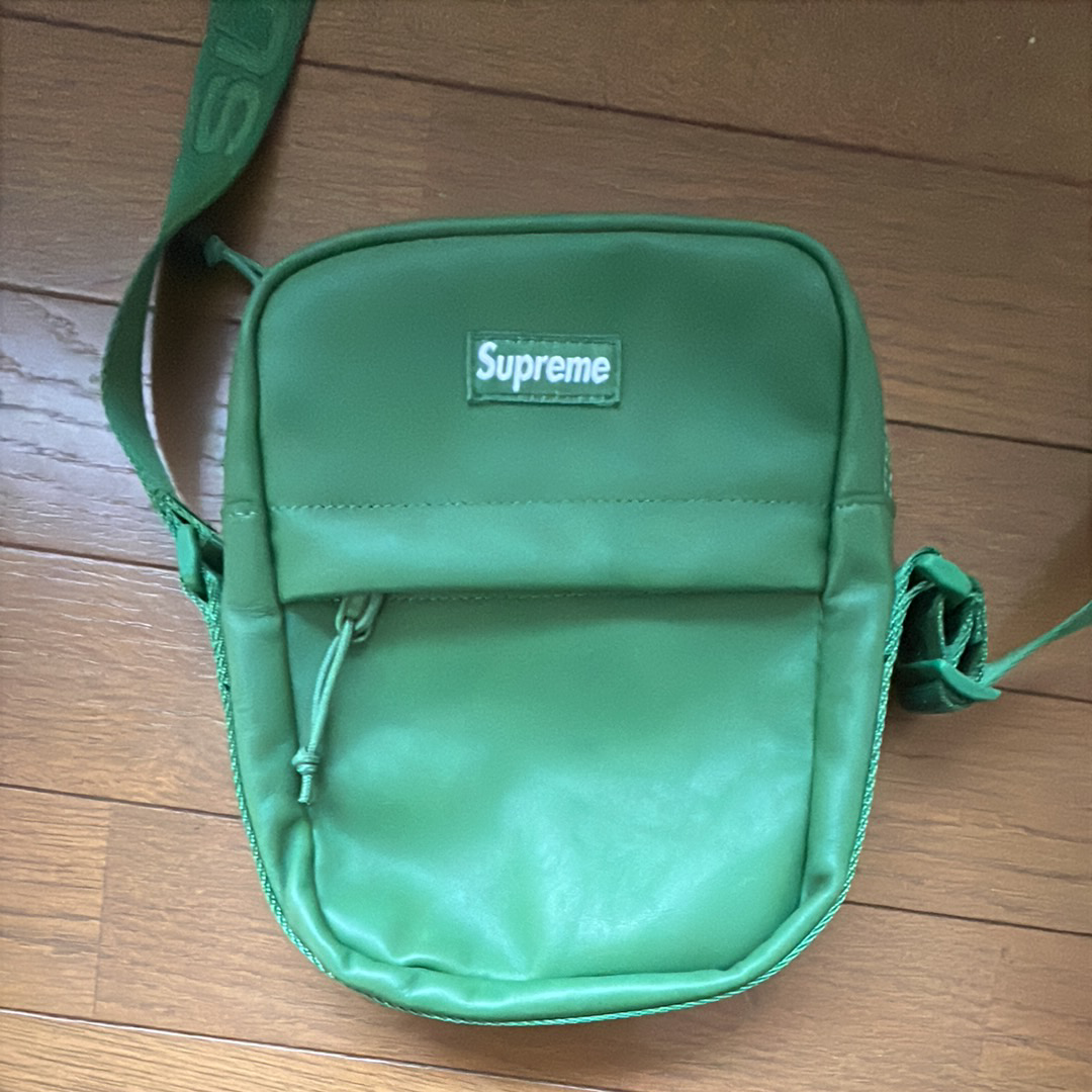 Supreme Leather Shoulder Bag 