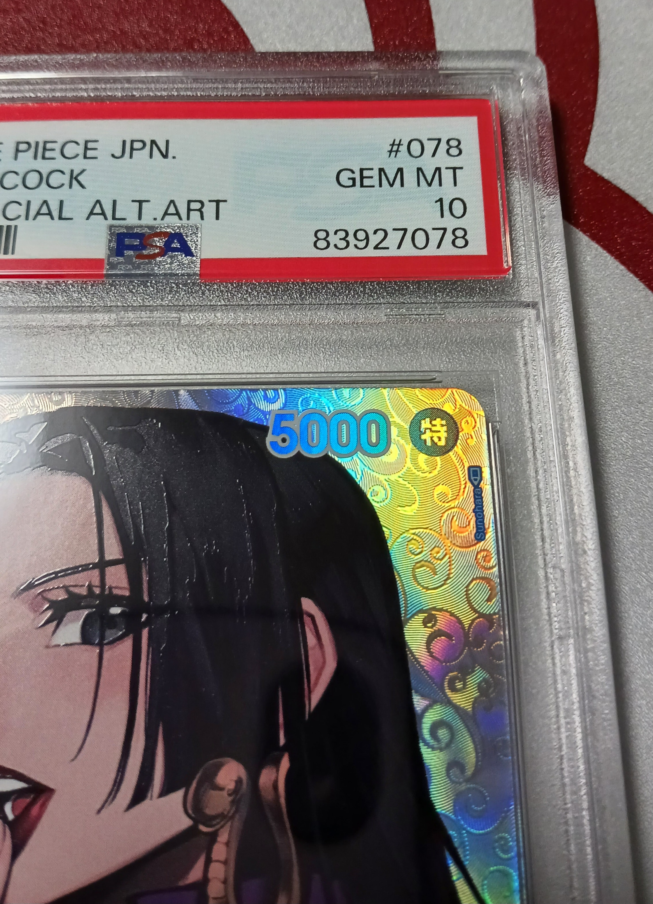 PSA 10]Boa Hancock SR-SPC [OP01-078] (Booster Pack The Kingdom Of