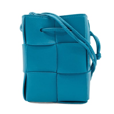 BOTTEGAVENETA ボッテガヴェネタ カセット バケット ショルダーバッグ
クロスボディ マキシイントレチャート 680217 レザー ミニ ブルー ユニセックス
【中古】