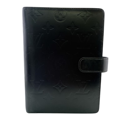 ルイヴィトン LOUIS VUITTON 手帳カバー アジェンダMM 6穴式システム R20922 ブラウン