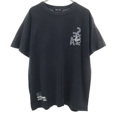 WIND AND SEA ウィンダンシー NEIGHBORHOOD ネイバーフッド コラボ 半袖 Tシャツ L ブラック