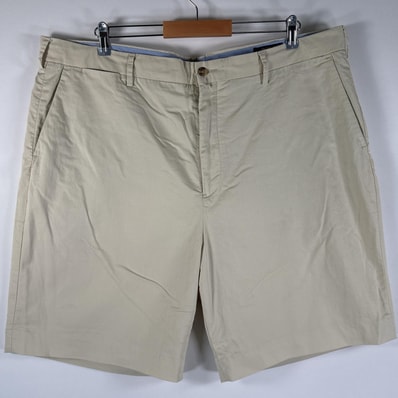 古着 ポロ・ラルフローレン POLO RALPH LAUREN ショートパンツ チノパン ポロチノ 大きいサイズ ワンポイントロゴ w42 ベージュ系 メンズ