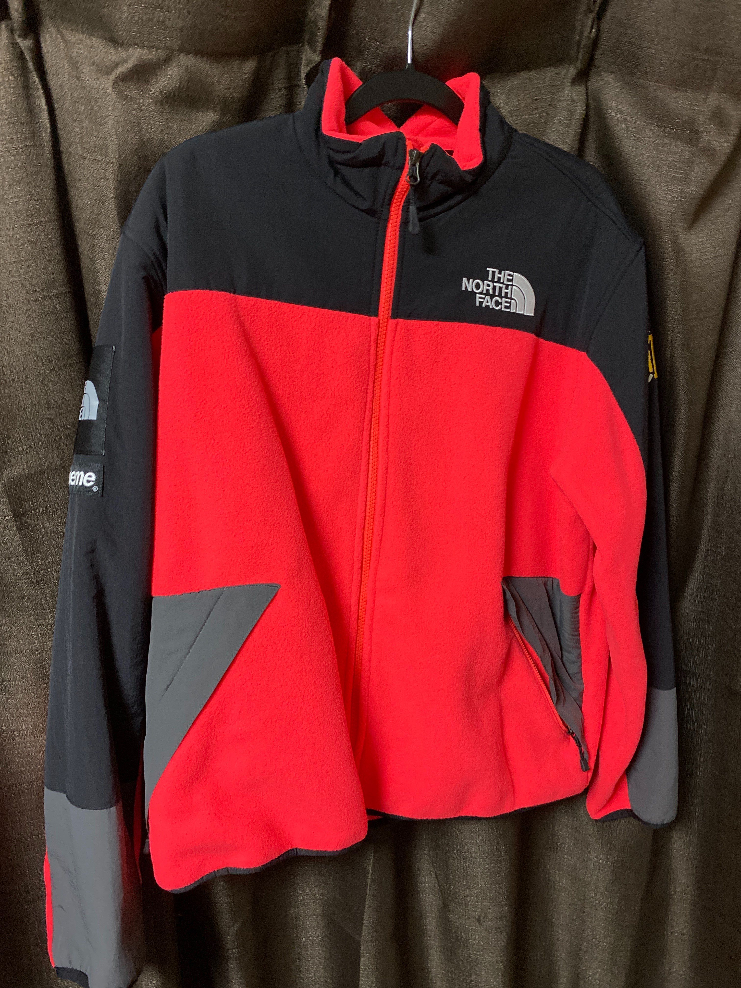 Supreme x The North Face RTG Fleece Jacket "Red"