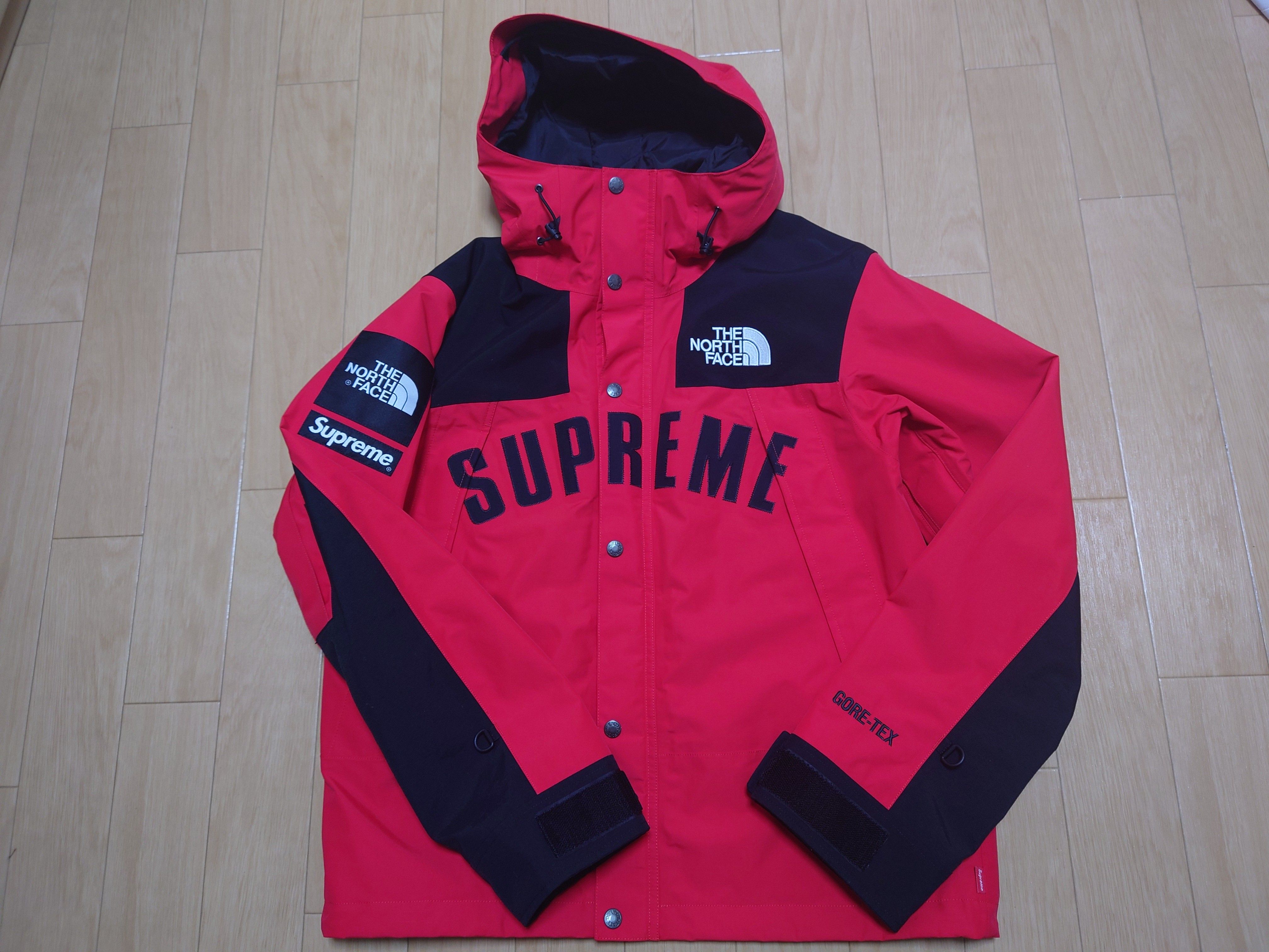 Supreme x The North Face Arc Logo Mountain Parka "Red"