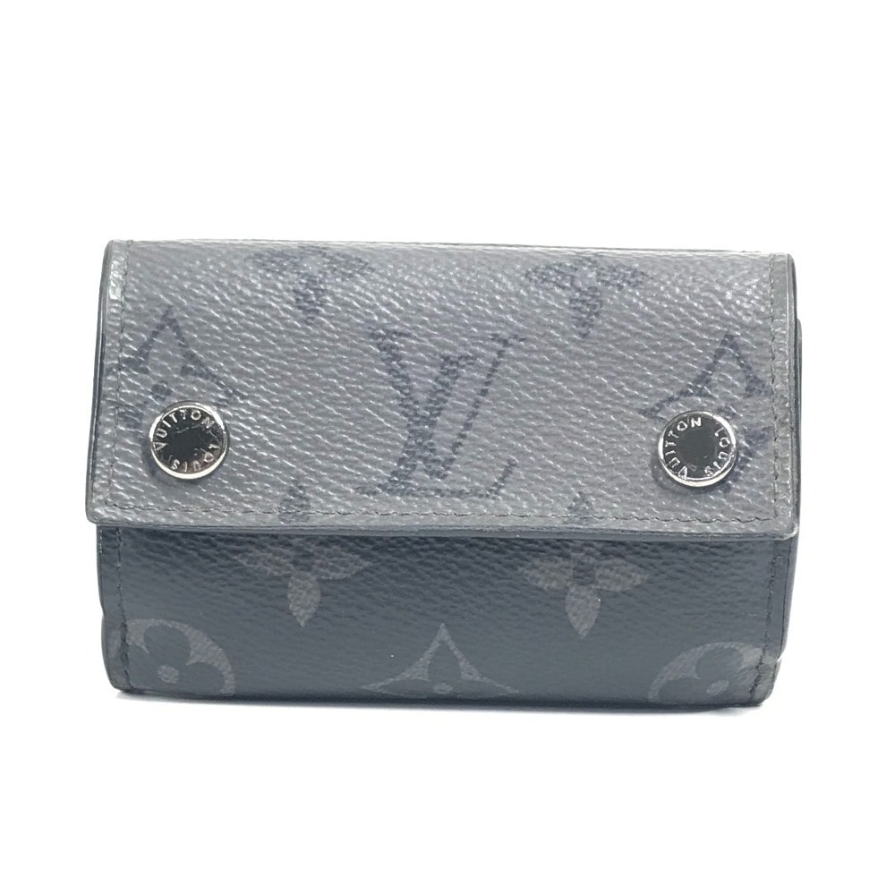 ルイヴィトン LOUIS VUITTON ディスカバリーコンパクトウォレット M45417 モノグラムエクリプス コンパクトウォレット 3つ折り財布 モノグラムエクリプスキャンバス ブラック
