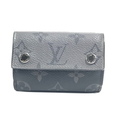 ルイヴィトン LOUIS VUITTON ディスカバリーコンパクトウォレット M45417 モノグラムエクリプス コンパクトウォレット 3つ折り財布 モノグラムエクリプスキャンバス ブラック