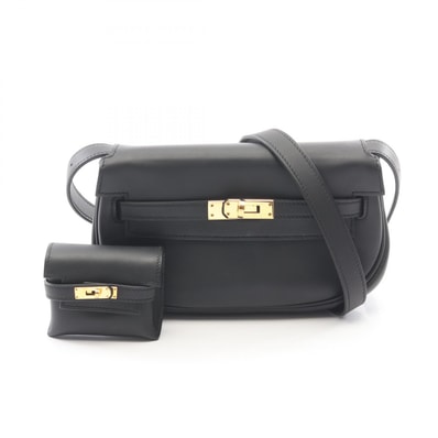 エルメス HERMES ケリームーヴ ショルダーバッグ バッグ レザー ヴォースイフト ヴォースイフト W刻印(2024年製造) レディース ブラック系 084552CC 【中古】