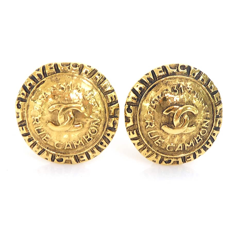 シャネル CHANEL イヤリング ココマーク メタル ゴールド レディース【中古】 e61428a