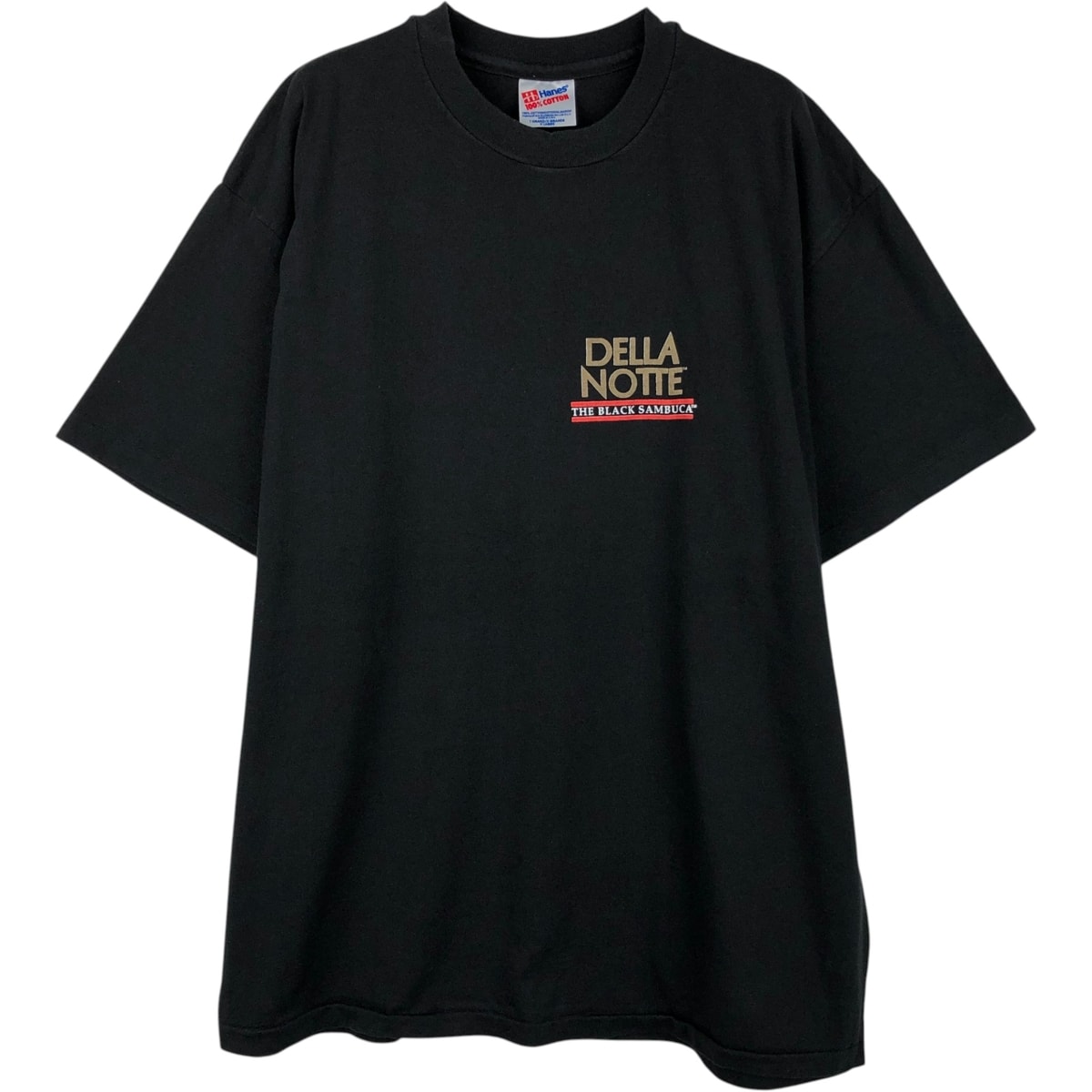 古着 90年代 ヘインズ Hanes DELLA NOTTE アドバタイジングTシャツ USA製 メンズXL相当 ヴィンテージ/eaa654234