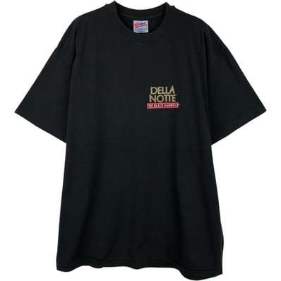 古着 90年代 ヘインズ Hanes DELLA NOTTE アドバタイジングTシャツ USA製 メンズXL相当 ヴィンテージ/eaa654234