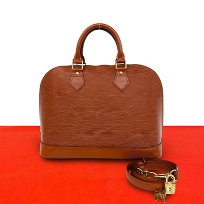 LOUIS VUITTON ルイヴィトン アルマ PM エピ レザー ショルダーバッグ ケニアブラウン ブラウン
35731