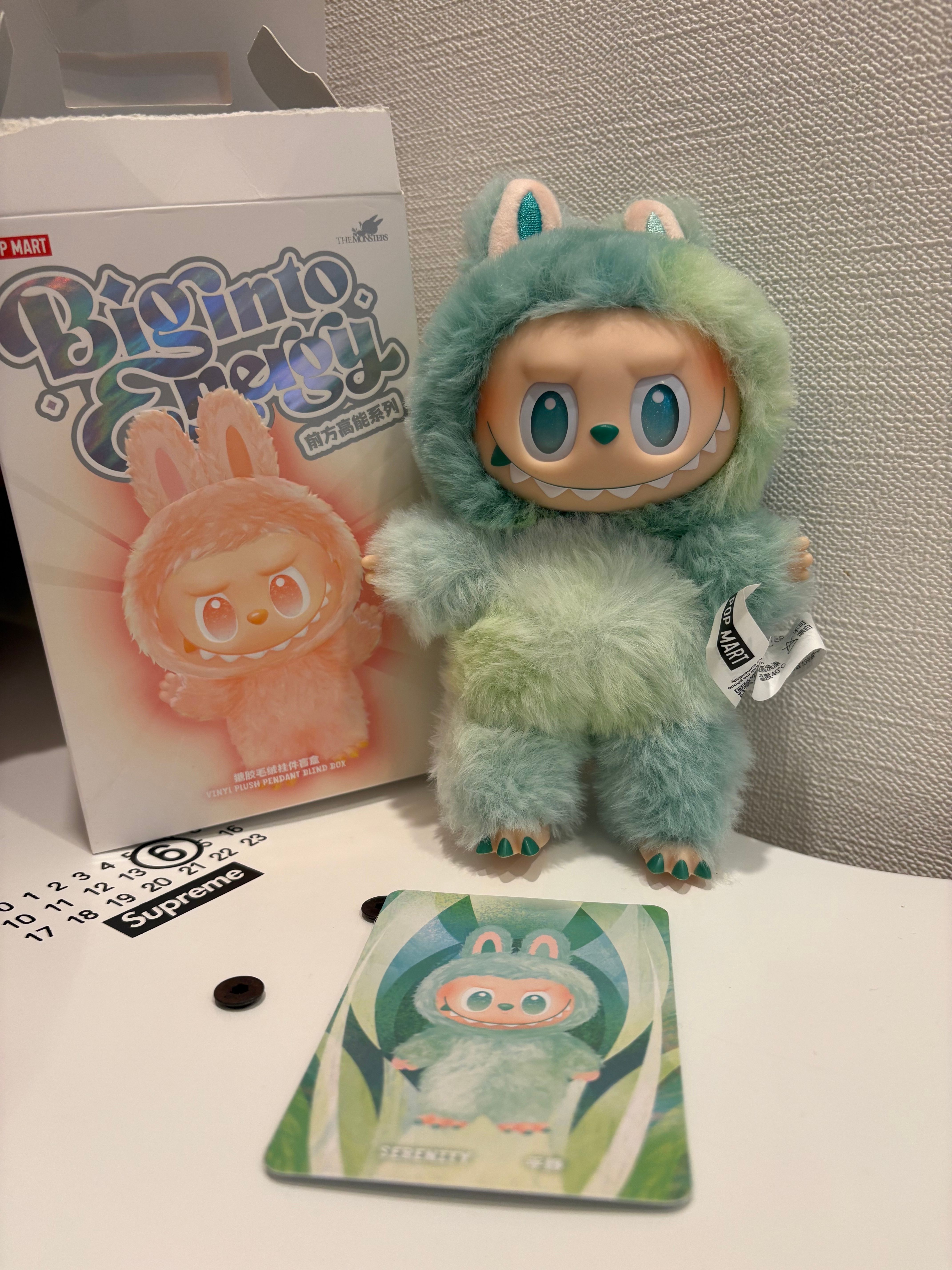 POP MART THE MONSTERS (LABUBU) Big into Energy Series Plush Pendant SERENITY