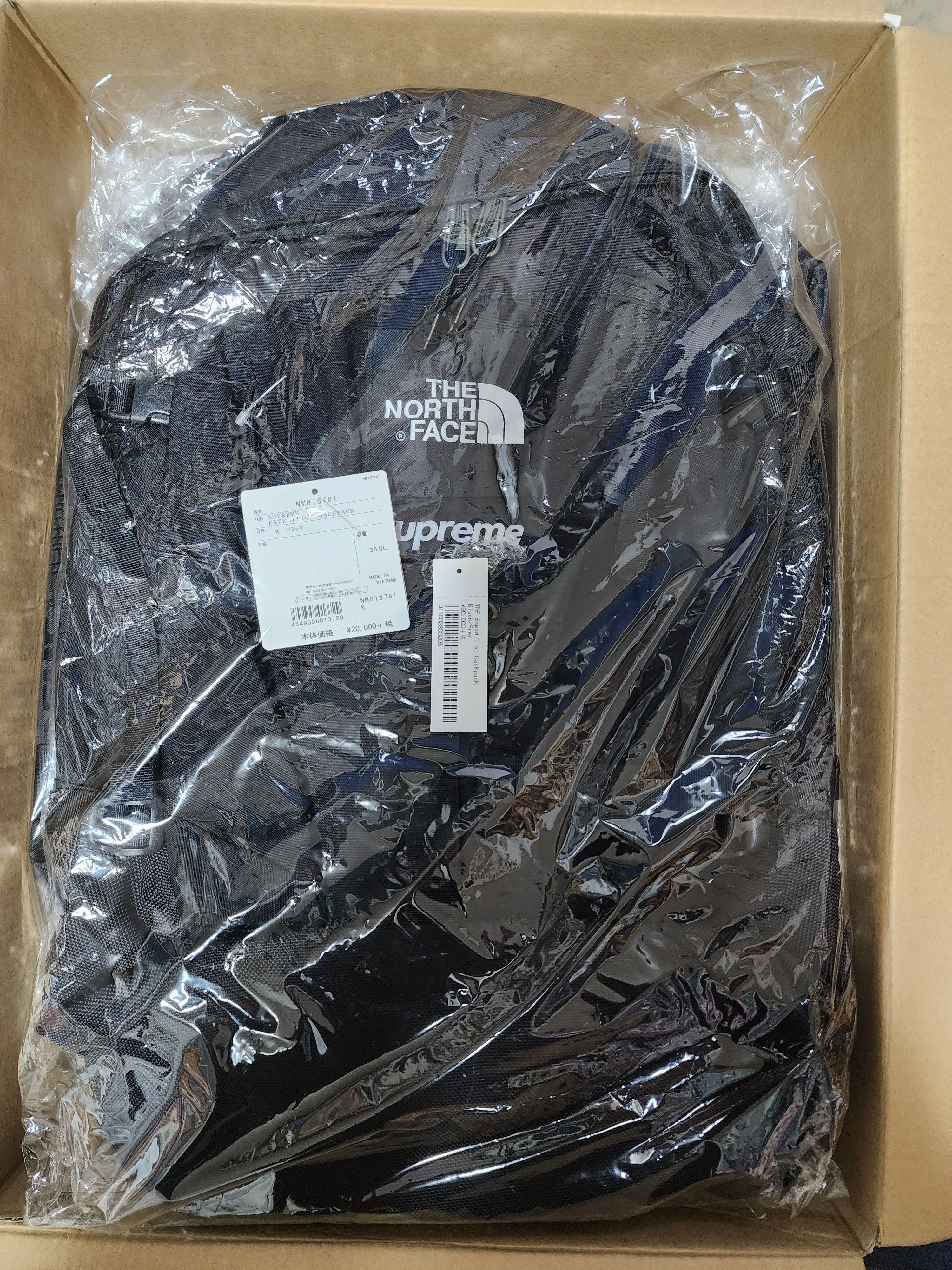 Supreme x The North Face Backpack "Black" NM81876I / NF0A3SE6