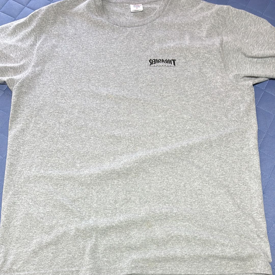 Supreme x Thrasher Cross Tee "Heather Grey"