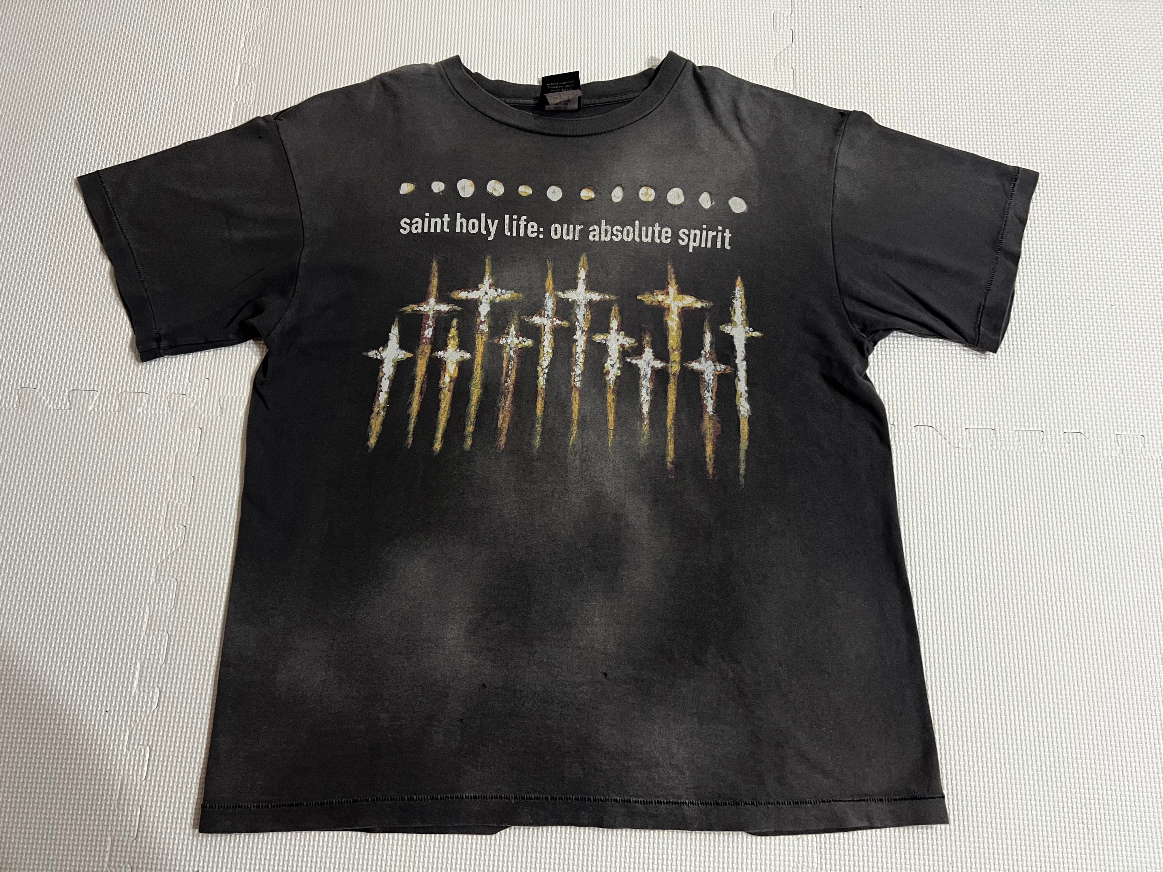 SAINT Mxxxxxx x FORSOMEONE FS_SS T-Shirt/God "Black"