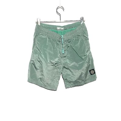 Nylon Metal Garment Dyed Swim Short