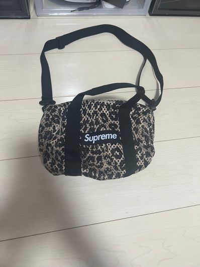 Supreme Mesh Mini Duffle Bag "Leopard" (23SS)