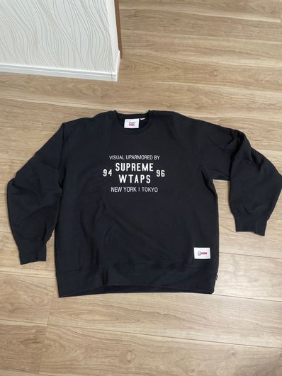 Supreme / WTAPS Crewneck "Black" 21274SPD-CSM03S