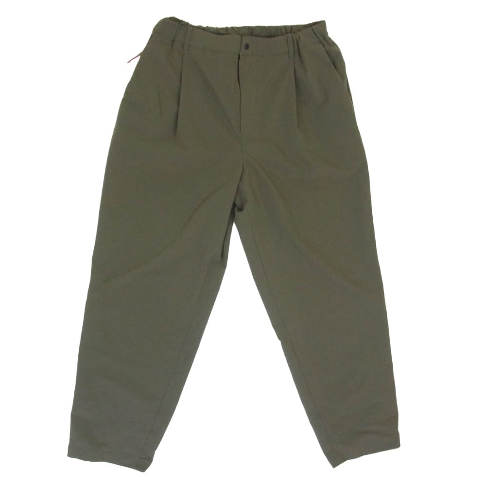 NANGA ナンガ N2500-1D333A DotAir COMFY TUCK TAPERED PANTS ドットエア コンフィータック パンツ カーキ系 M【中古】