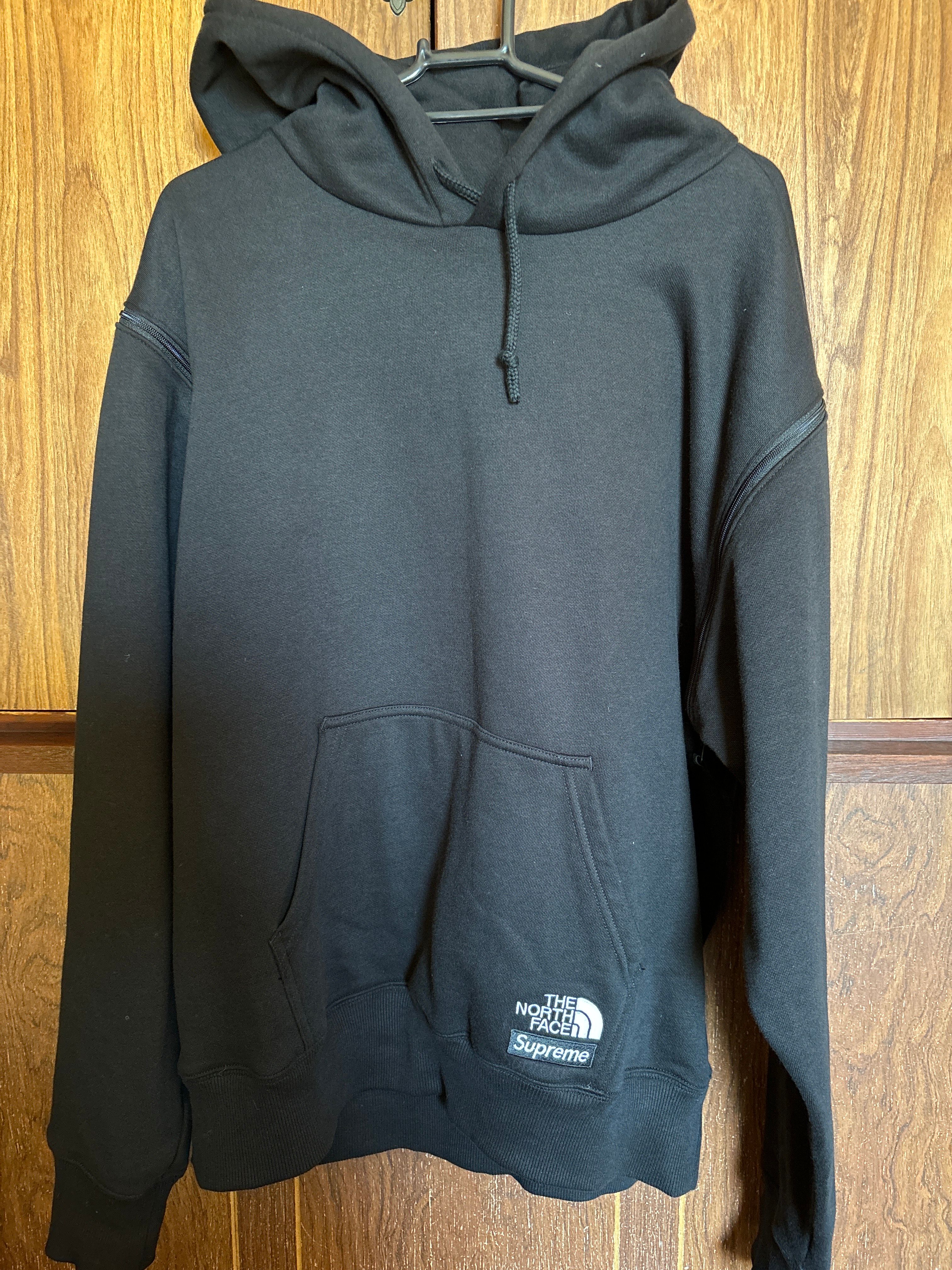 Supreme x The North Face Convertible Hooded Sweatshirt "Black"