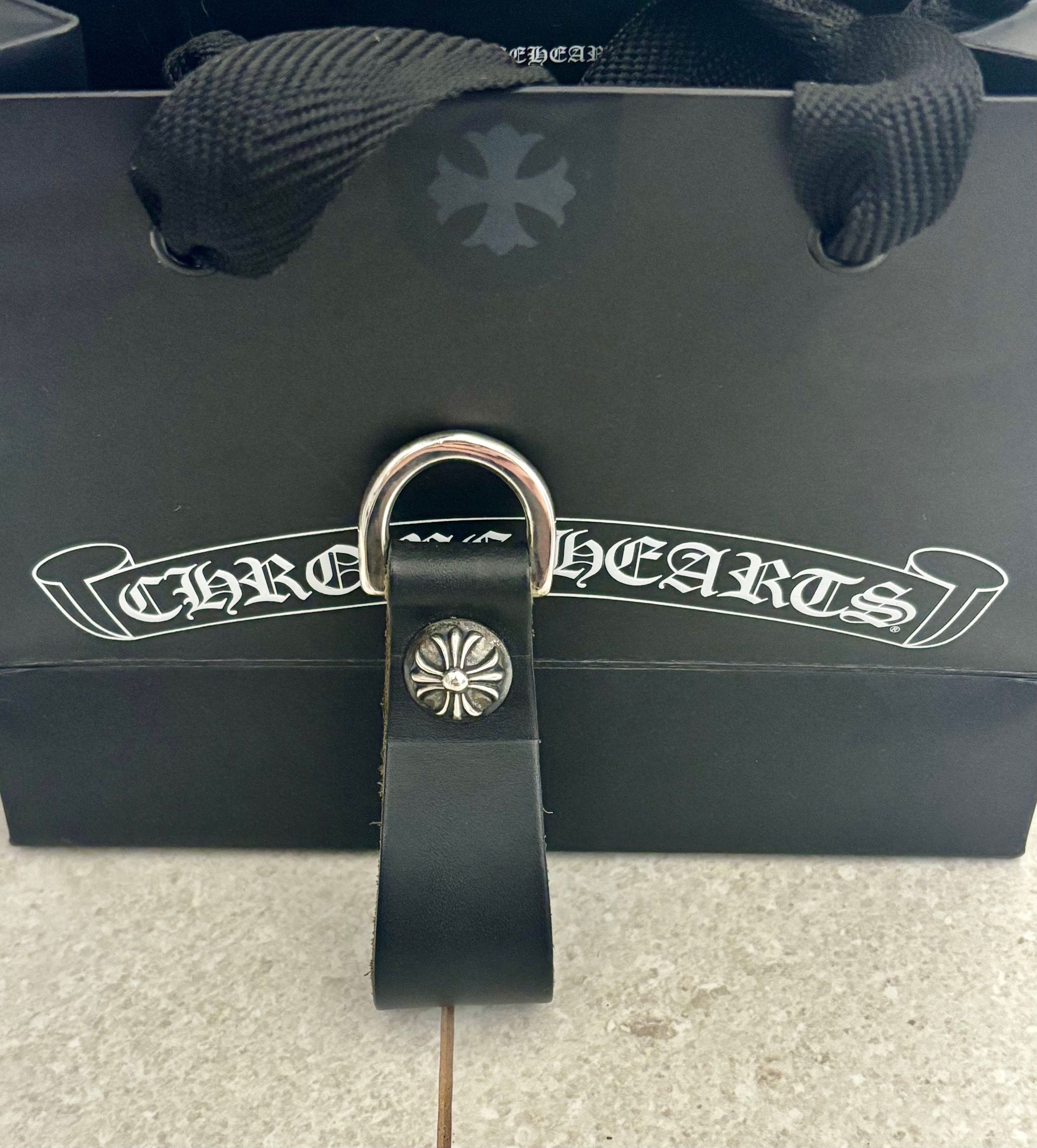 クロムハーツ ベルト ループ D キーリング Dカン キーチェーン キーホルダー