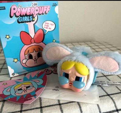 POP MART CRYBABY x Powerpuff Girls Series Plush BUNNY BUBBLES