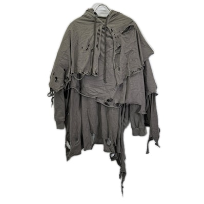 ダブレット 25AW34CS397 PHANTOM FRAYED HOODIE フーディパーカ XL