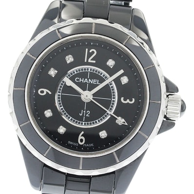 シャネル J12 黒セラミック H2569 レディース 【中古】