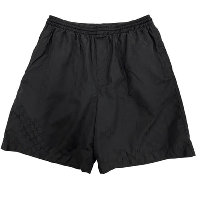 美品 グッチ ショートパンツ ブラック メンズ 46 871784
