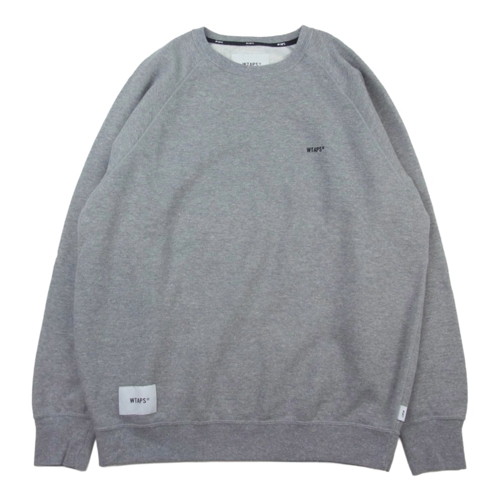WTAPS ダブルタップス スウェット 242ATDT-CSM25 SWEATER CTPL ASH GRAY クルーネック スウェット トレーナー グレー系 X02【中古】