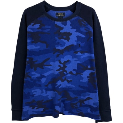 古着 ラルフローレン Ralph Lauren POLO RALPH LAUREN 迷彩柄 サーマルロンT ワッフル メンズXL相当/eaa662164