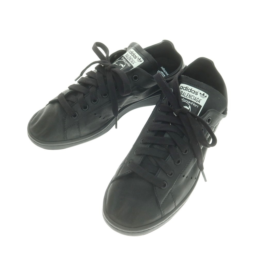 【中古】バレンシアガ BALENCIAGA × adidas スニーカー ブラック【サイズ40】【メンズ】