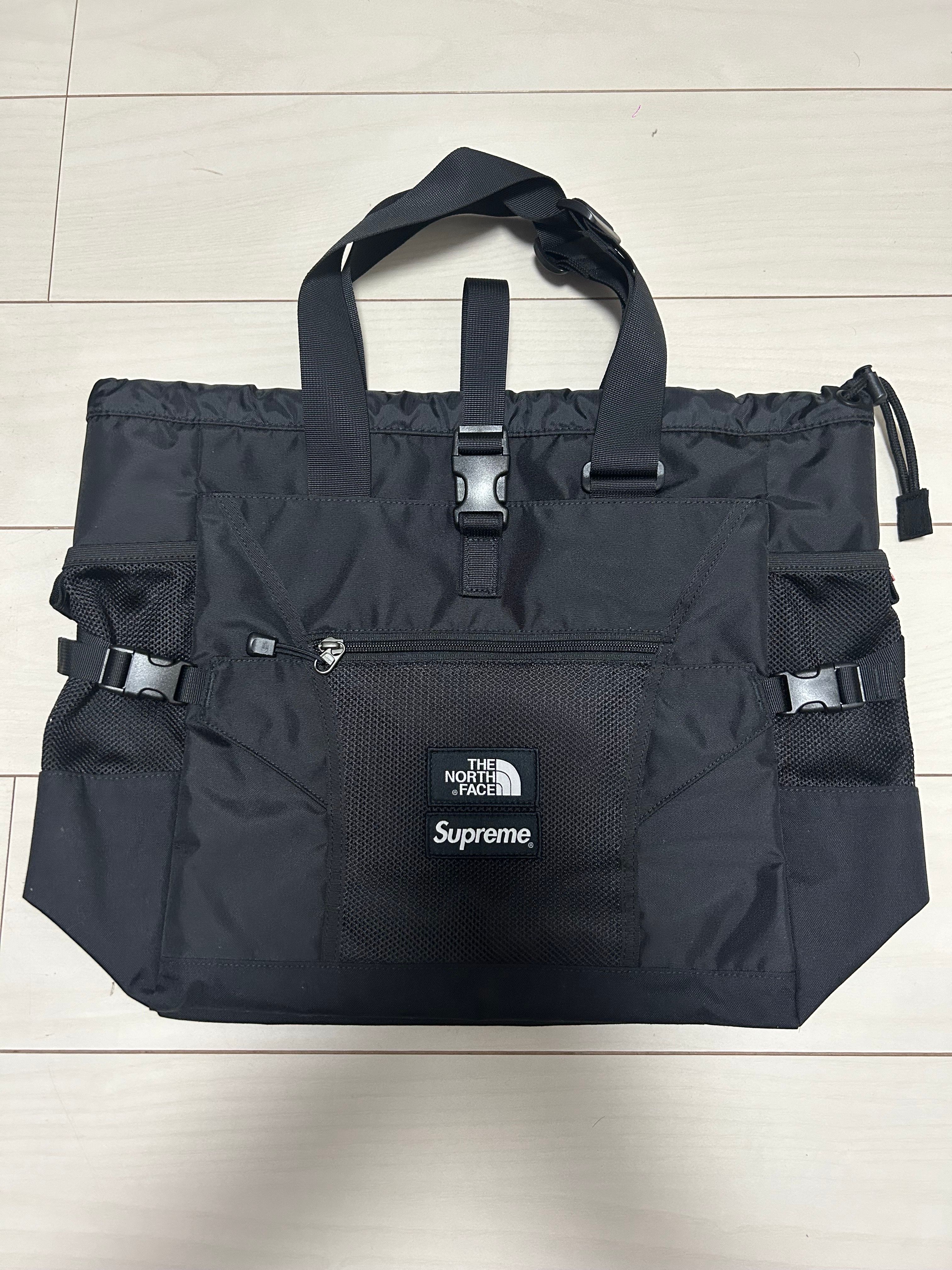 Supreme × The North Face トートバッグ ブラック Supreme x The North Face Explore stud-print Utility Tote Bag