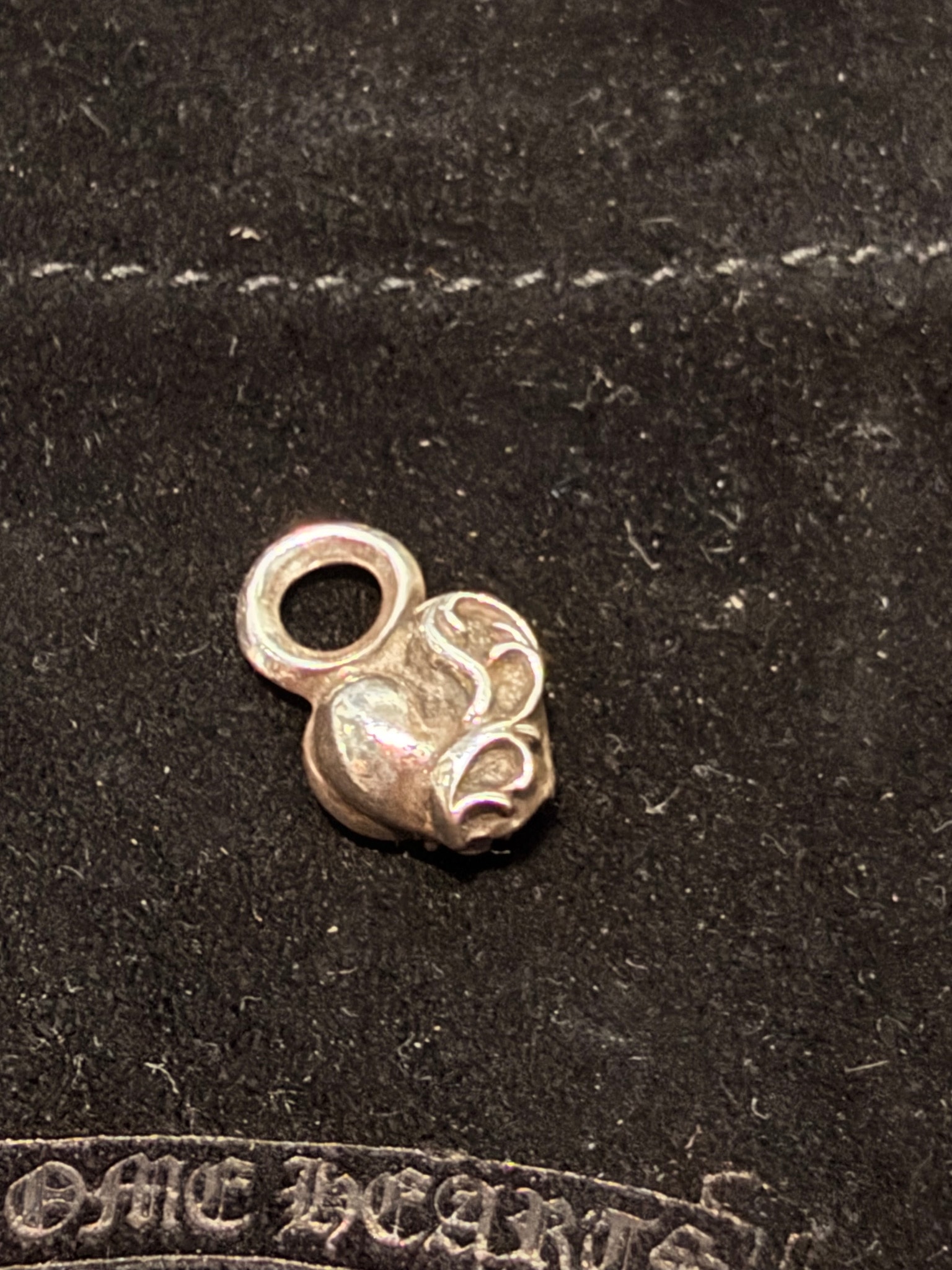 Chrome Hearts #B Stack Charm Heart "Silver"