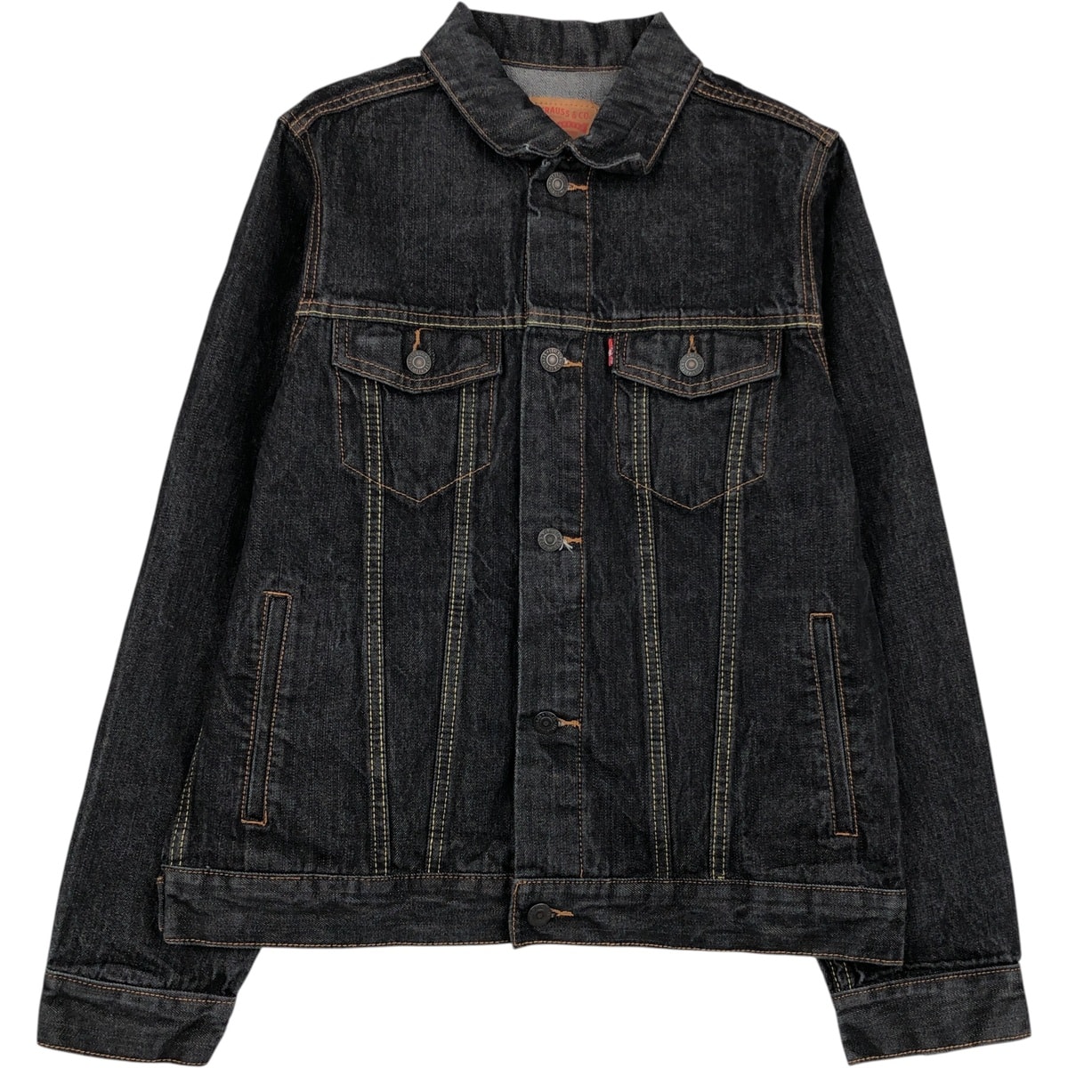 古着 リーバイス Levi's デニムジャケット Gジャン メンズS相当/eaa477418