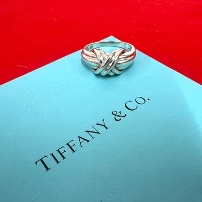 TIFFANY&Co. ティファニー シグネチャー リング シルバー925 リング・指輪 12号 シルバー
46407