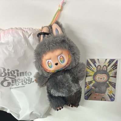POP MART THE MONSTERS (LABUBU) Big into Energy Series Plush Pendant ID (Secret)