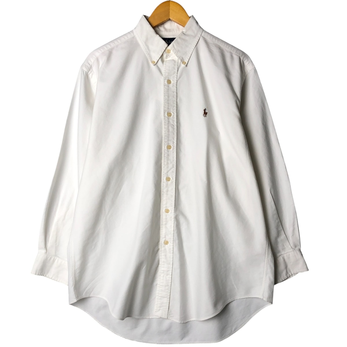 古着 ラルフローレン Ralph Lauren YARMOUTH 長袖 ボタンダウンシャツ メンズL相当/eaa577351