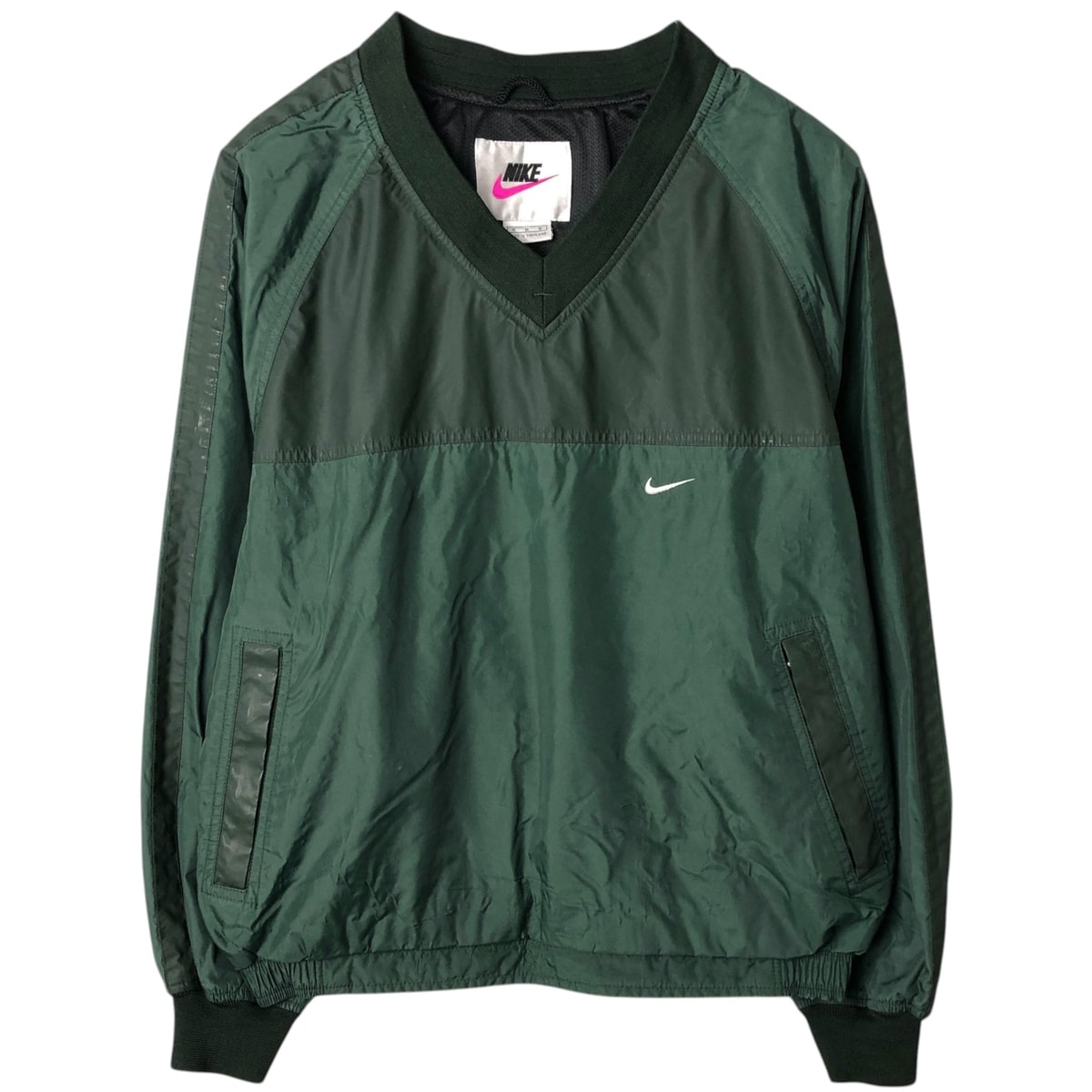 古着 90年代 ナイキ NIKE Vネック ナイロンプルオーバー メンズM相当 ヴィンテージ/eaa629921
