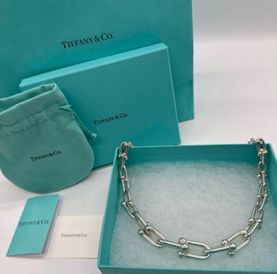 Tiffany & Co. HardWear Graduated Link Necklace "Silver"