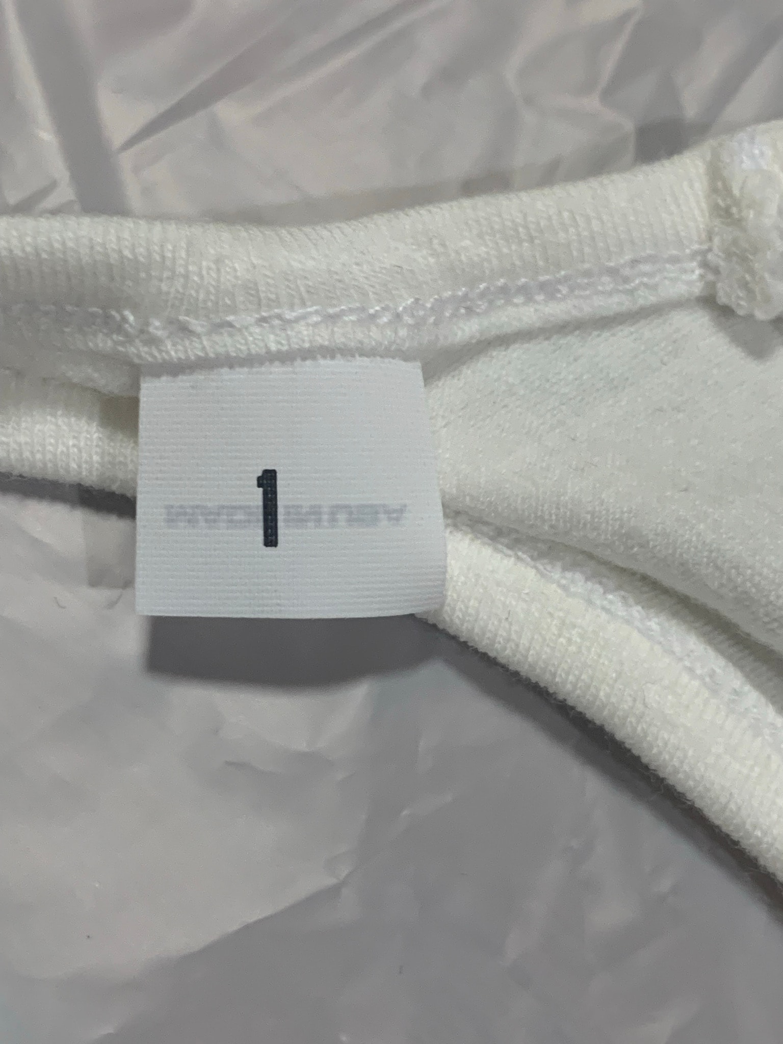 A (未使用に近い)】yzy WET TANK サイズ1 Mowalola yeezy 白色 タンク