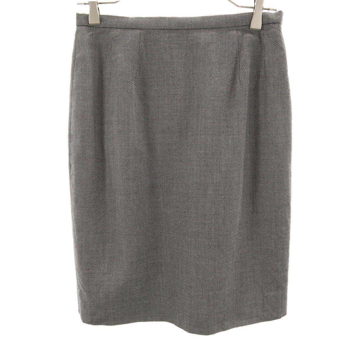 Christian Dior クリスチャンディオール 90s オールド ミディ丈 タイトスカート 11 ホワイト