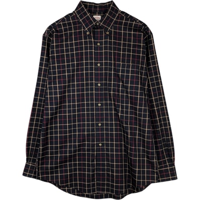 古着 ブルックスブラザーズ Brooks Brothers Est.1818 長袖 ボタンダウンチェックシャツ メンズM相当/eaa495558
