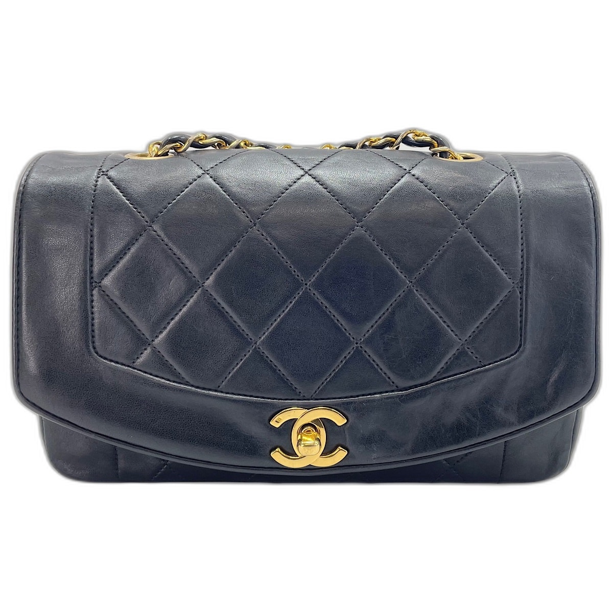 シャネル CHANEL ラムスキン ショルダーバッグ【中古】