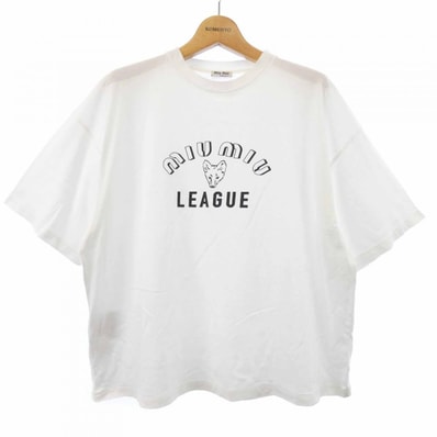 ミュウミュウ MIU MIU MJN316 1ZL7 Tシャツ