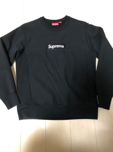 Supreme Box Logo Crewneck Sweatshirt "Black" (18FW)